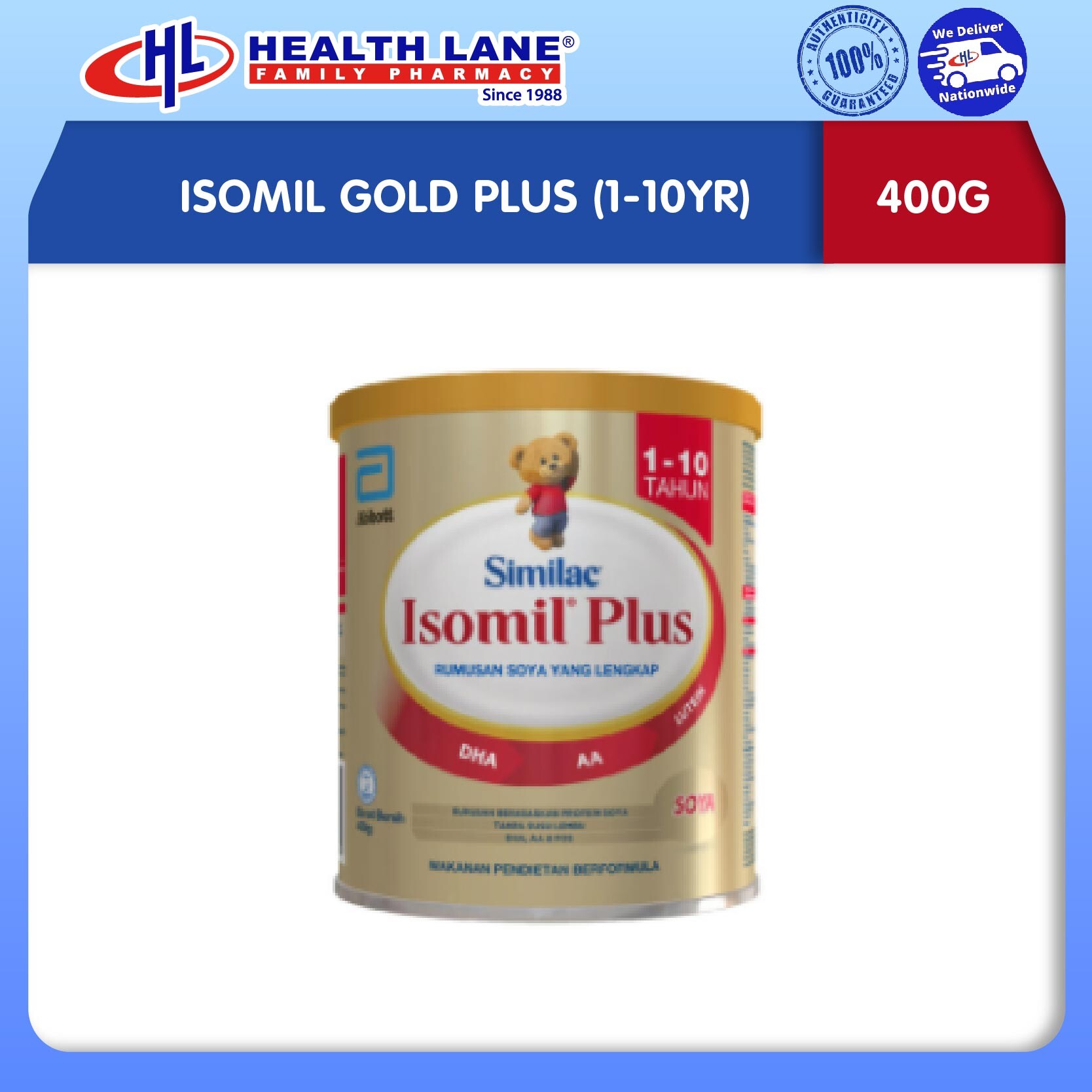 ISOMIL PLUS 400G (1-10YR)